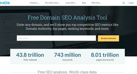 free moz da checker|Free Domain Authority (DA) Checker Tool .